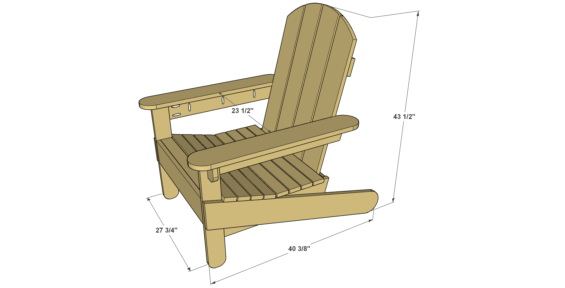 DIY Adirondack Chair How To Build An Adirondack Chair