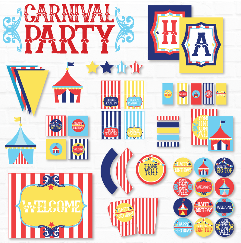 DIY Circus Birthday Party On Love The Day By Lindi Haws