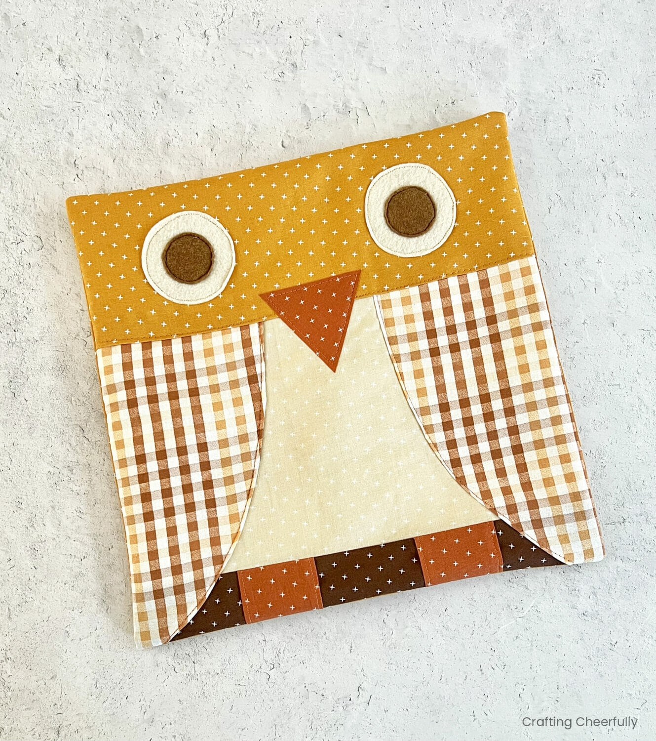 DIY Fall Owl Pillow Crafting Cheerfully