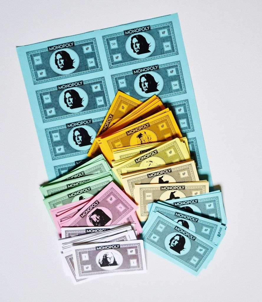 DIY Harry Potter Monopoly Game With FREE Printables