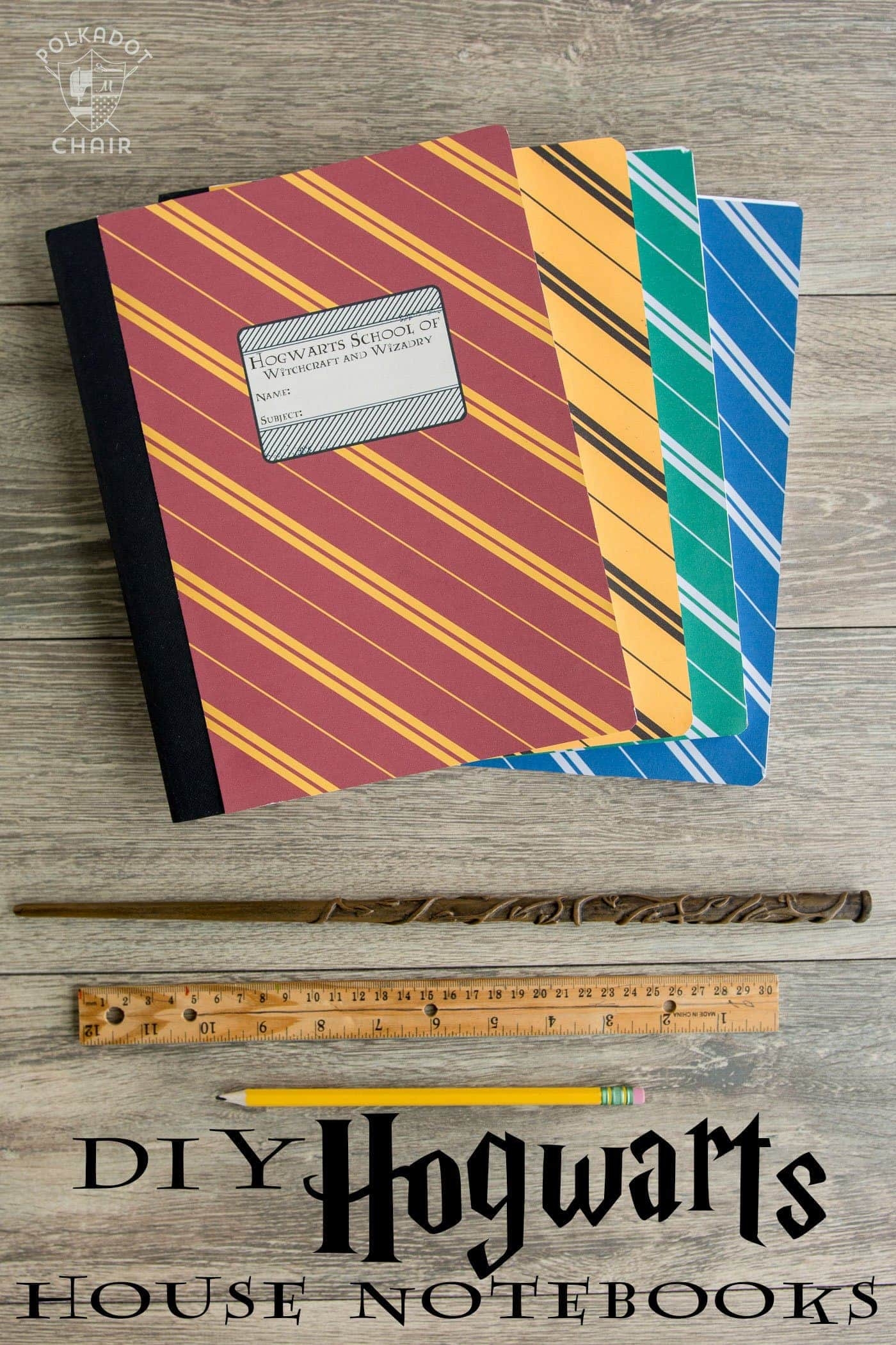 DIY Hogwarts Inspired Notebooks A Harry Potter Craft Idea