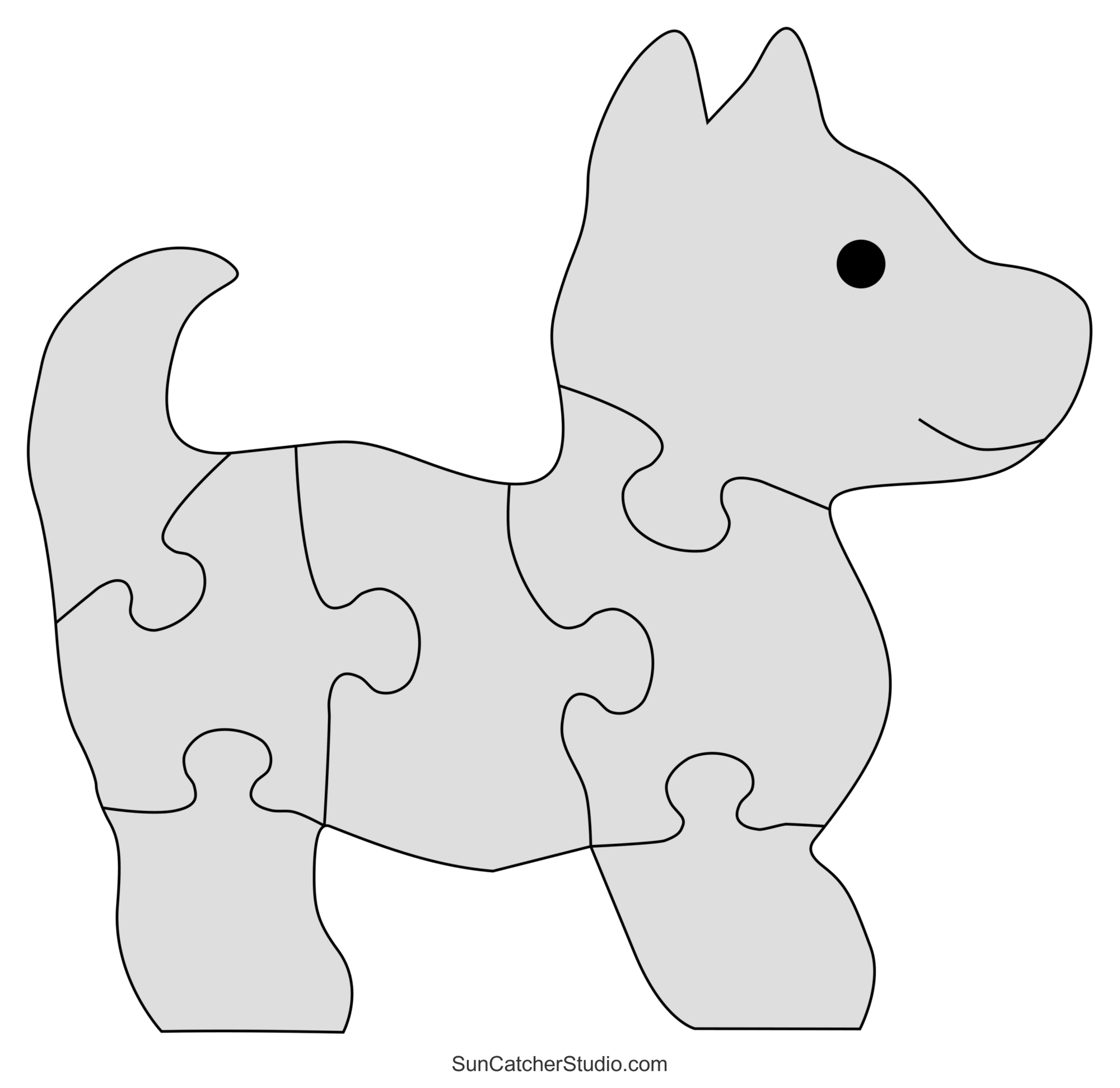 DIY JigSaw Puzzles Free Patterns Stencils Templates DIY Projects Patterns Monograms Designs Templates