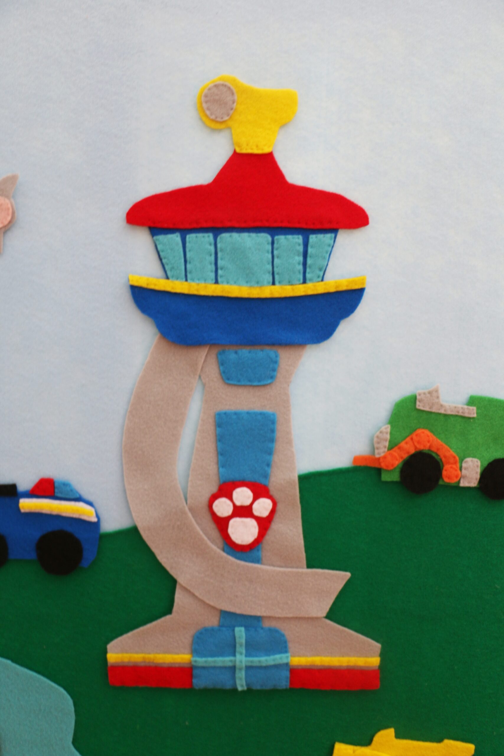 DIY Paw Patrol Felt Board Free Patterns At Home With Natalie