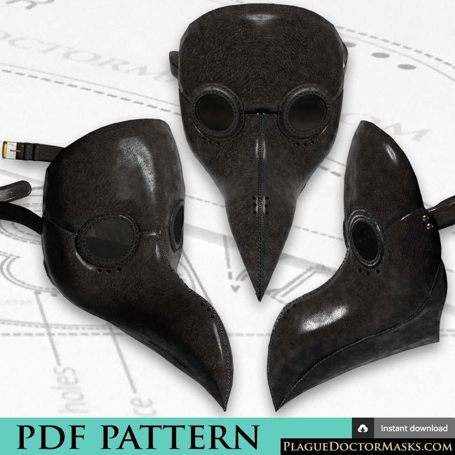 Free Printable Plague Doctor Mask