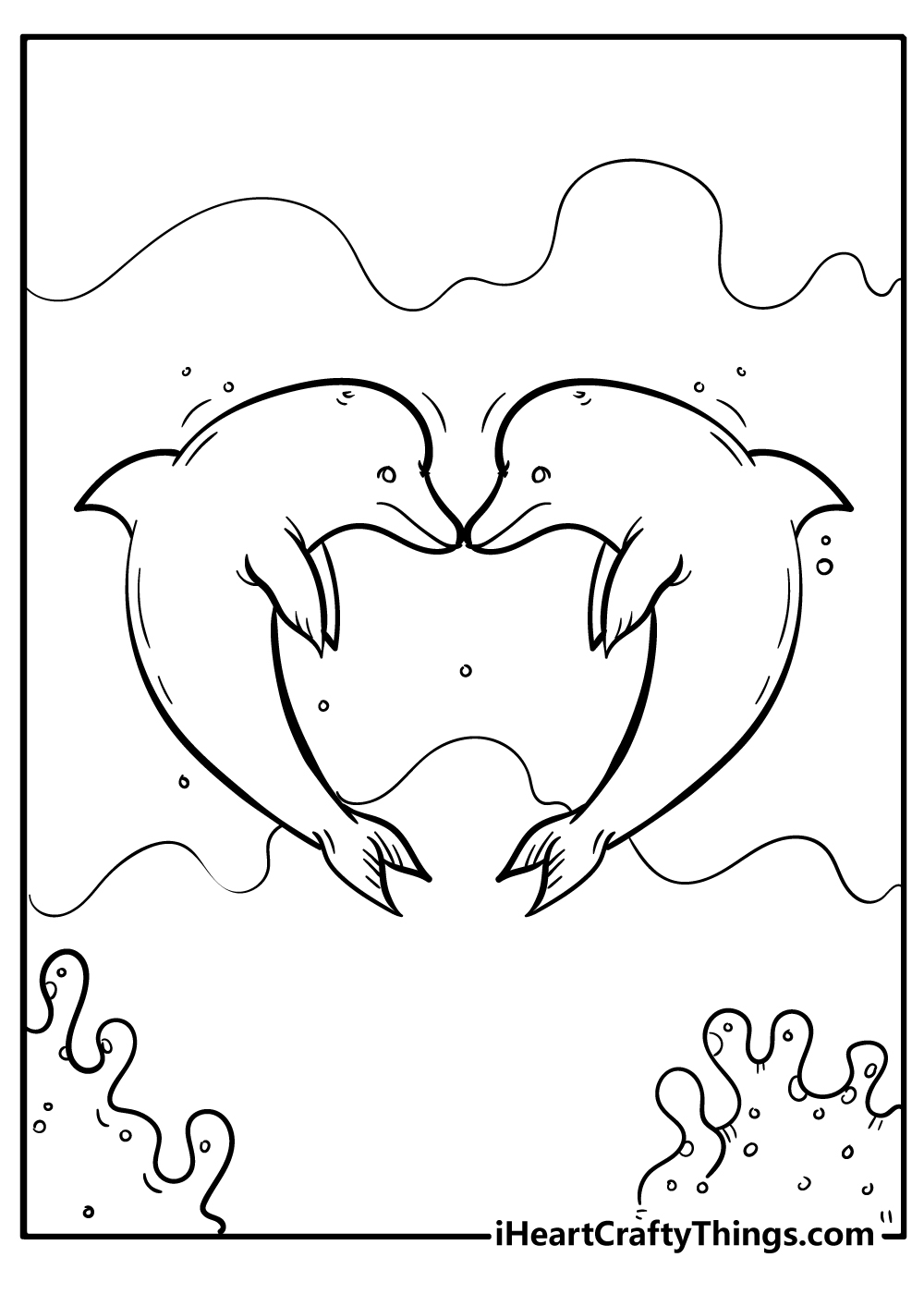 Dolphin Coloring Pages 100 Free Printables 