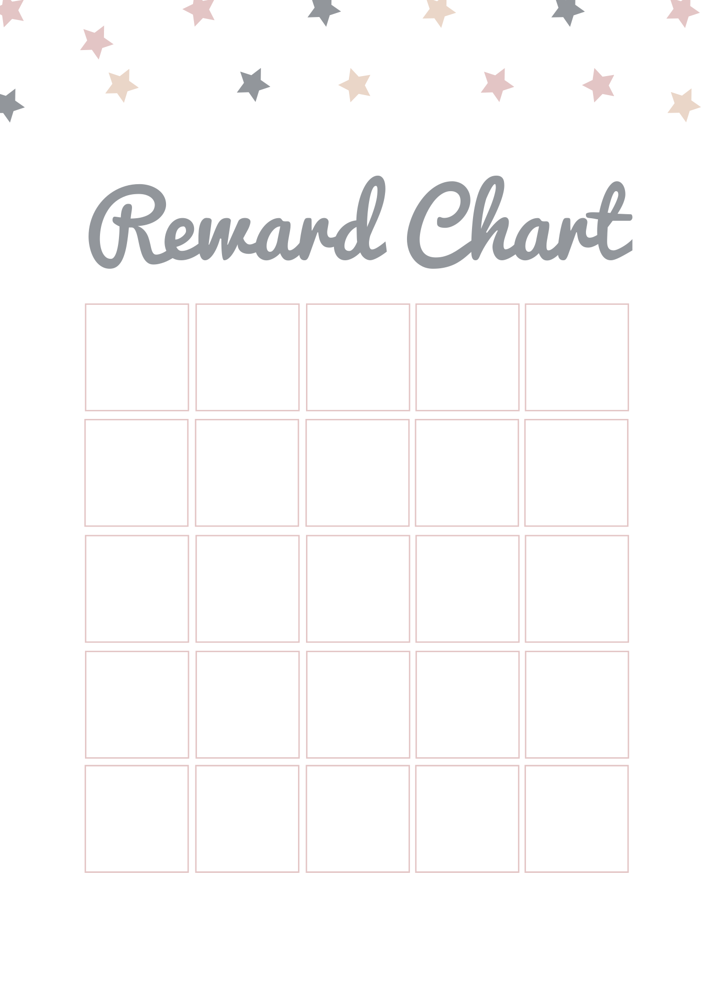Domestic Fashionista A Simple Reward Chart Free Printable