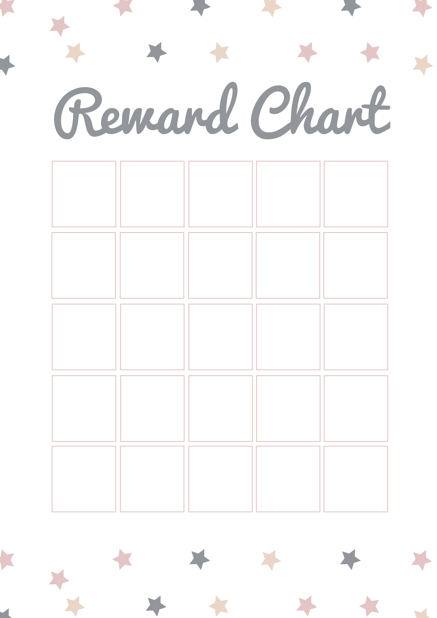 Domestic Fashionista A Simple Reward Chart Free Printable