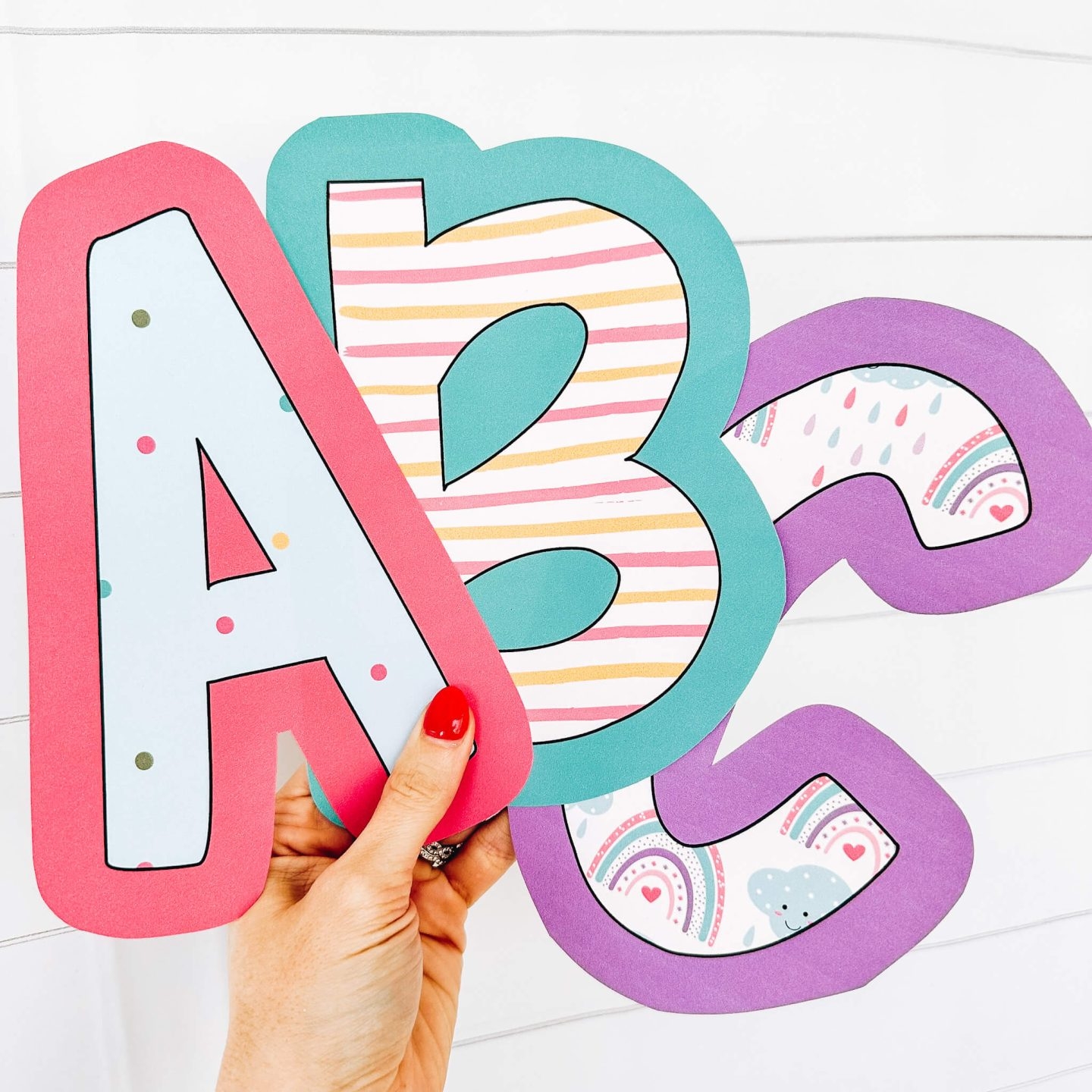Don t Sweat The Small Stuff Put Bulletin Board Letters Up With 3 Easy Steps Stephanie Nash A Touch Of Class Teaching