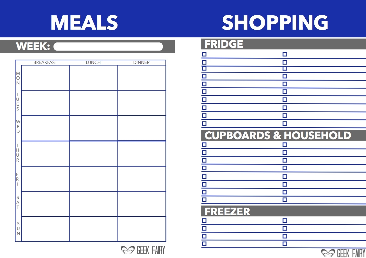 Download Free Printable A5 Bullet Journal Filofax Inserts Geek Fairy Design Studio