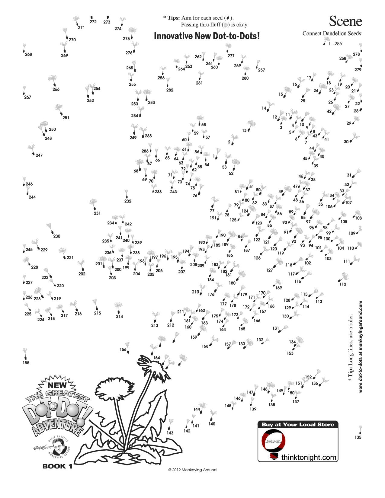 Dot To Dots Free Printables