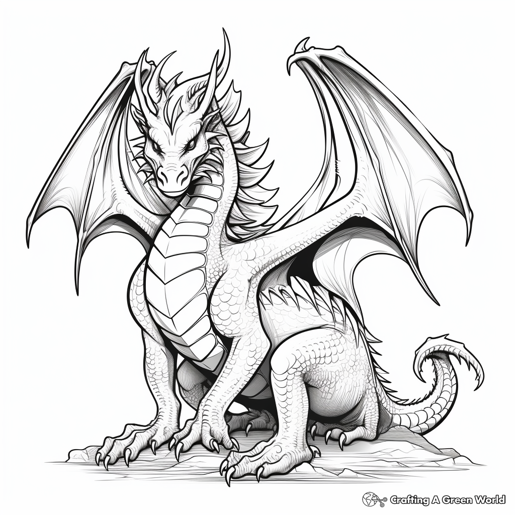 Dragon Coloring Pages Free Printable