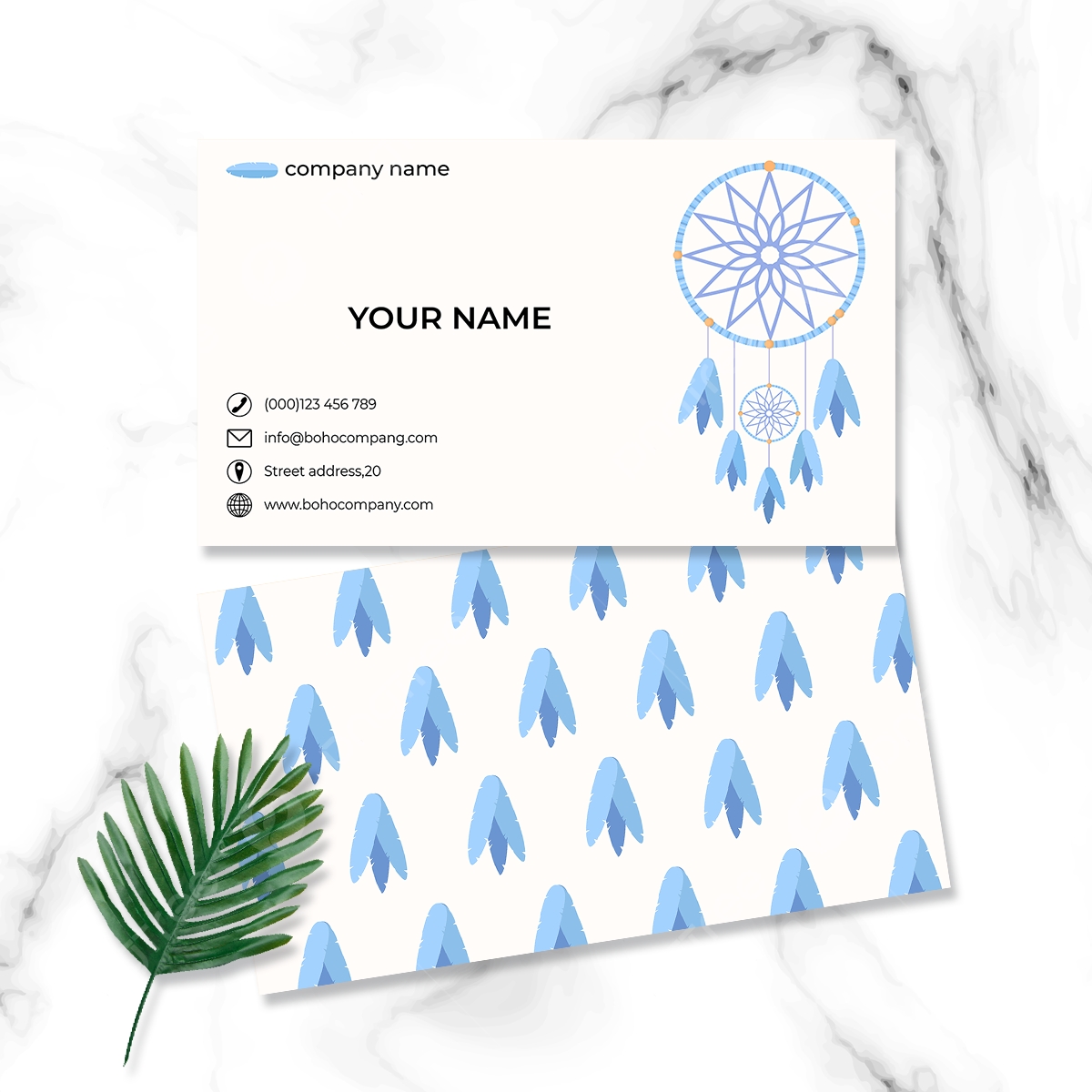 Dreamcatcher Fresh Business Card Template Download On Pngtree