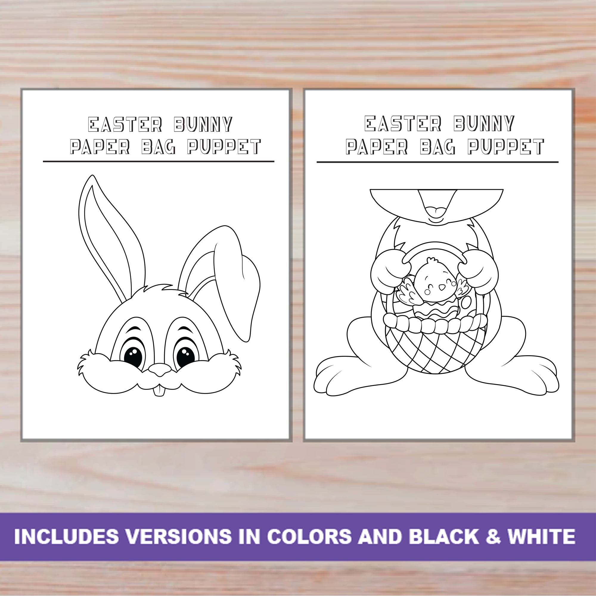 Free Printable Puppets Easter