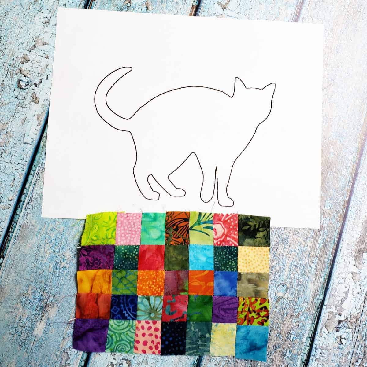 Easy Applique Patchwork Cats Table Runner Freemotion By The River