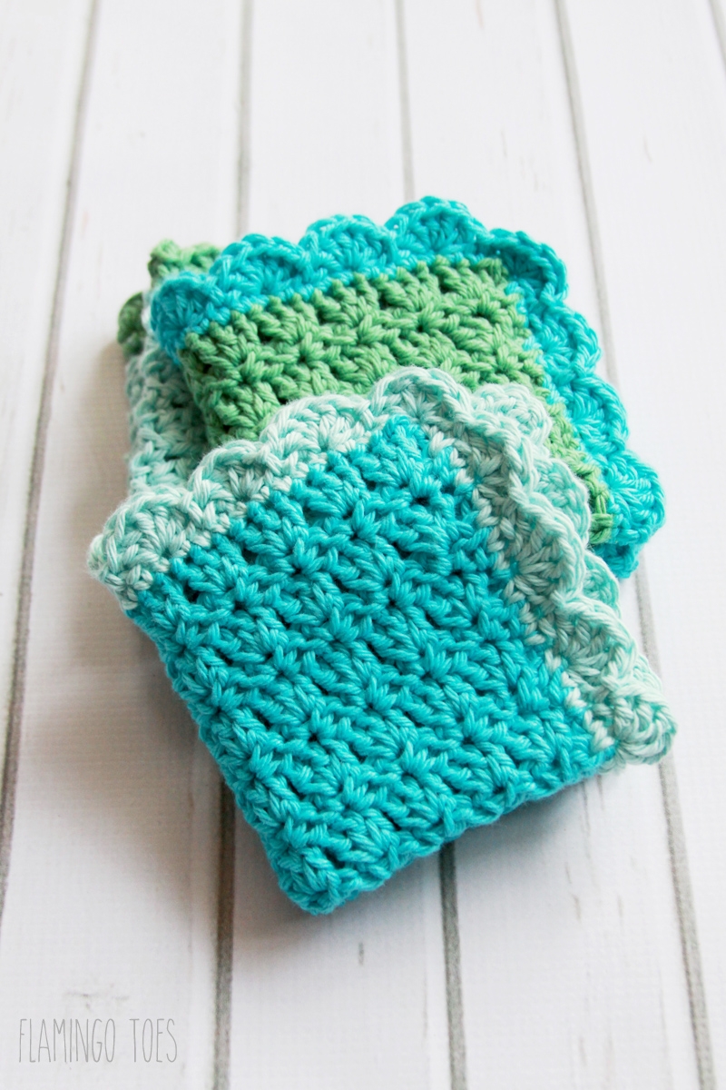 Easy Crochet Dishcloth Pattern