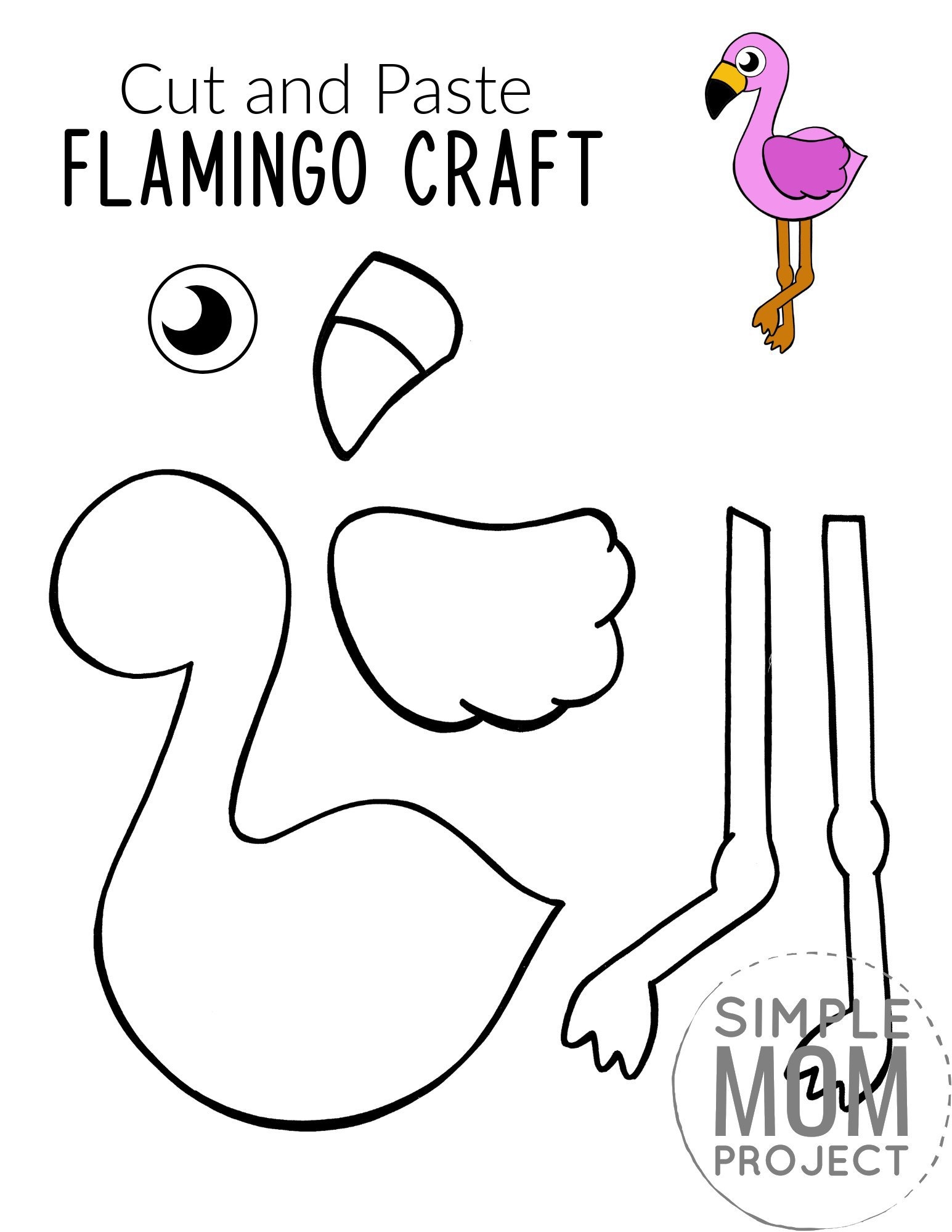 Free Printable Flamingo