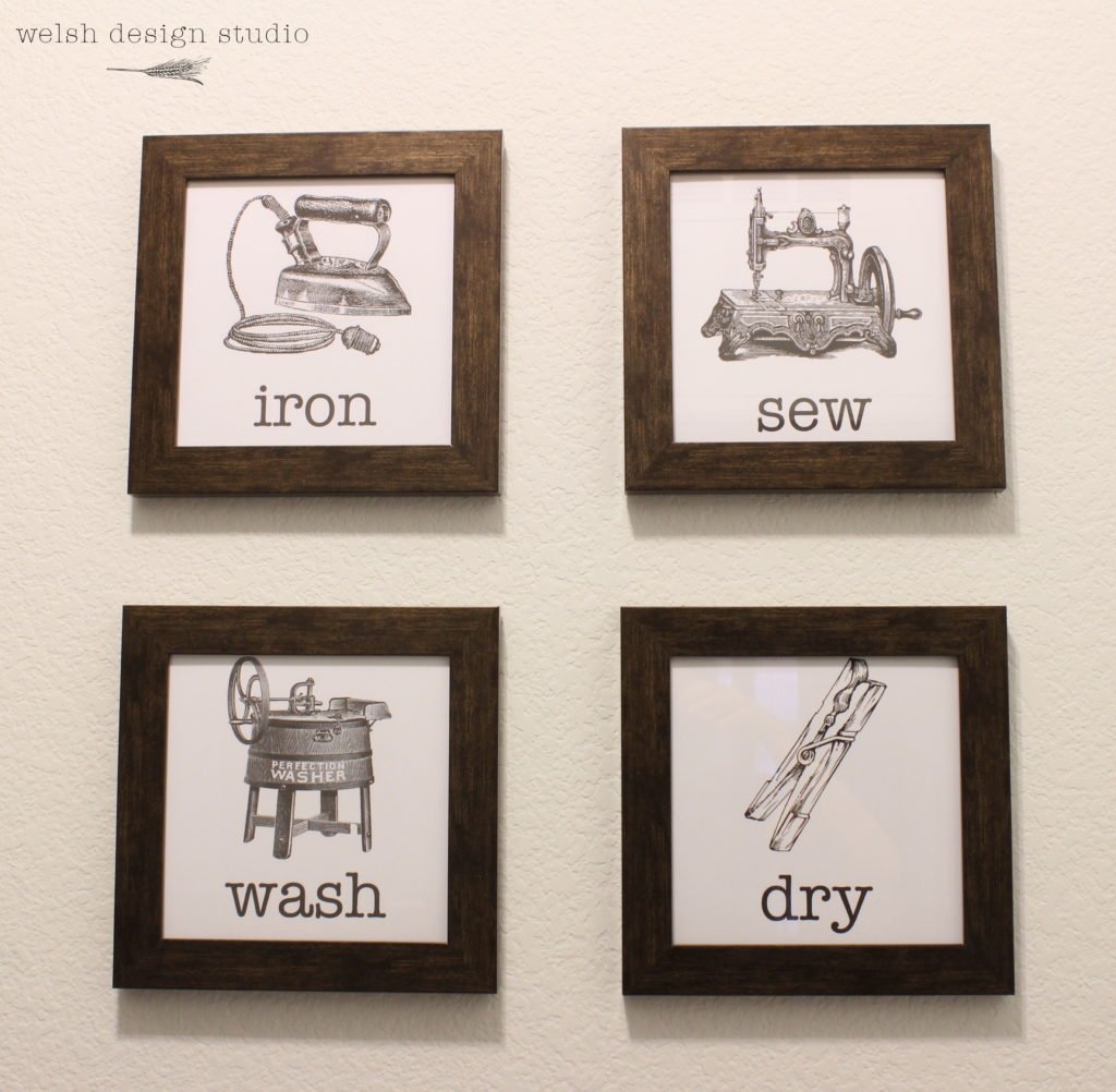 Easy Vintage Laundry Room Artwork Free Printables Welsh Design Studio