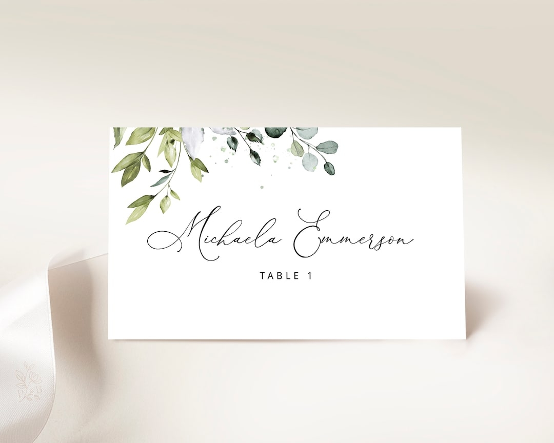 Free Printable Custom Place Cards
