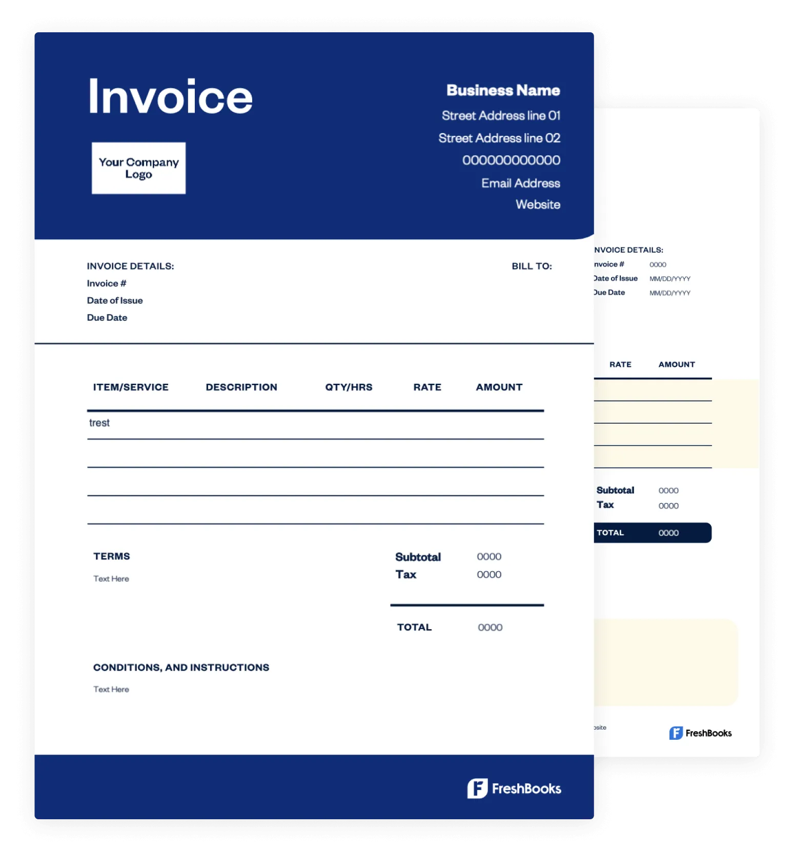 Electrician Invoice Templates Free Templates For Business