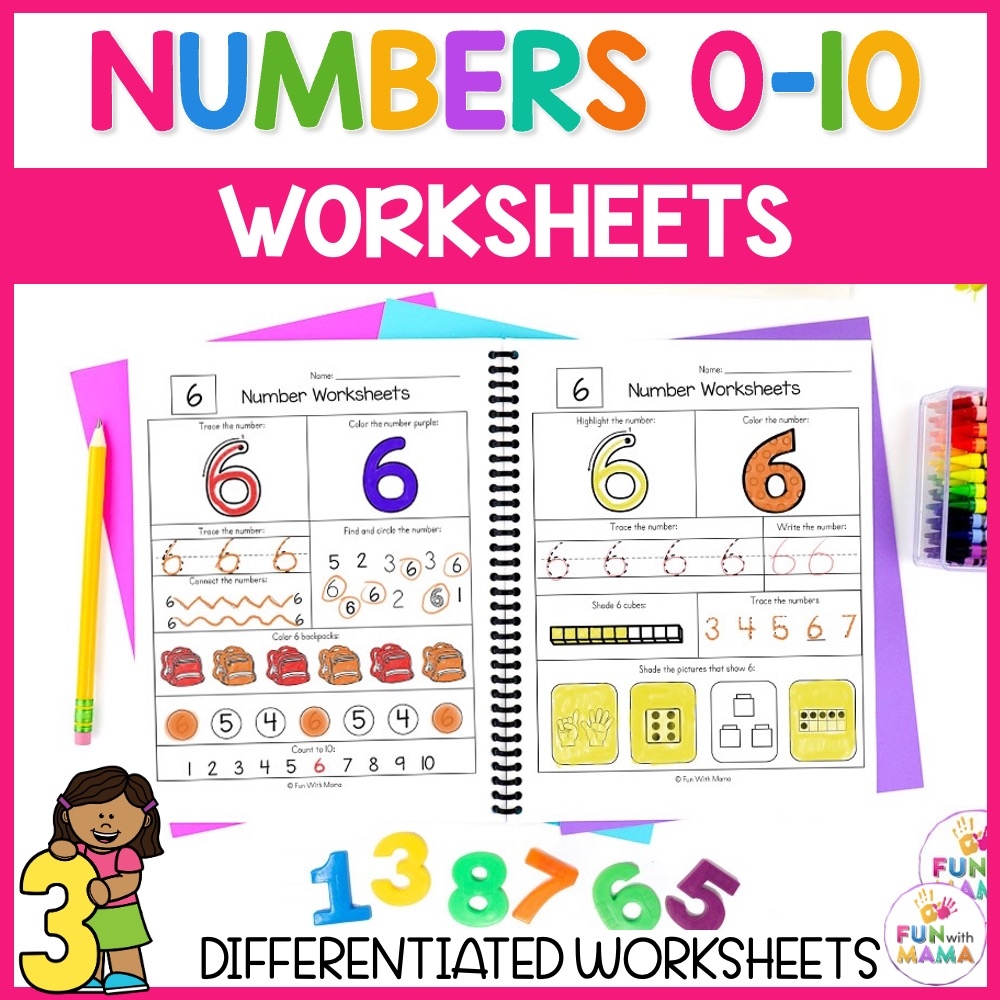 Free Printable Number Recognition Worksheets