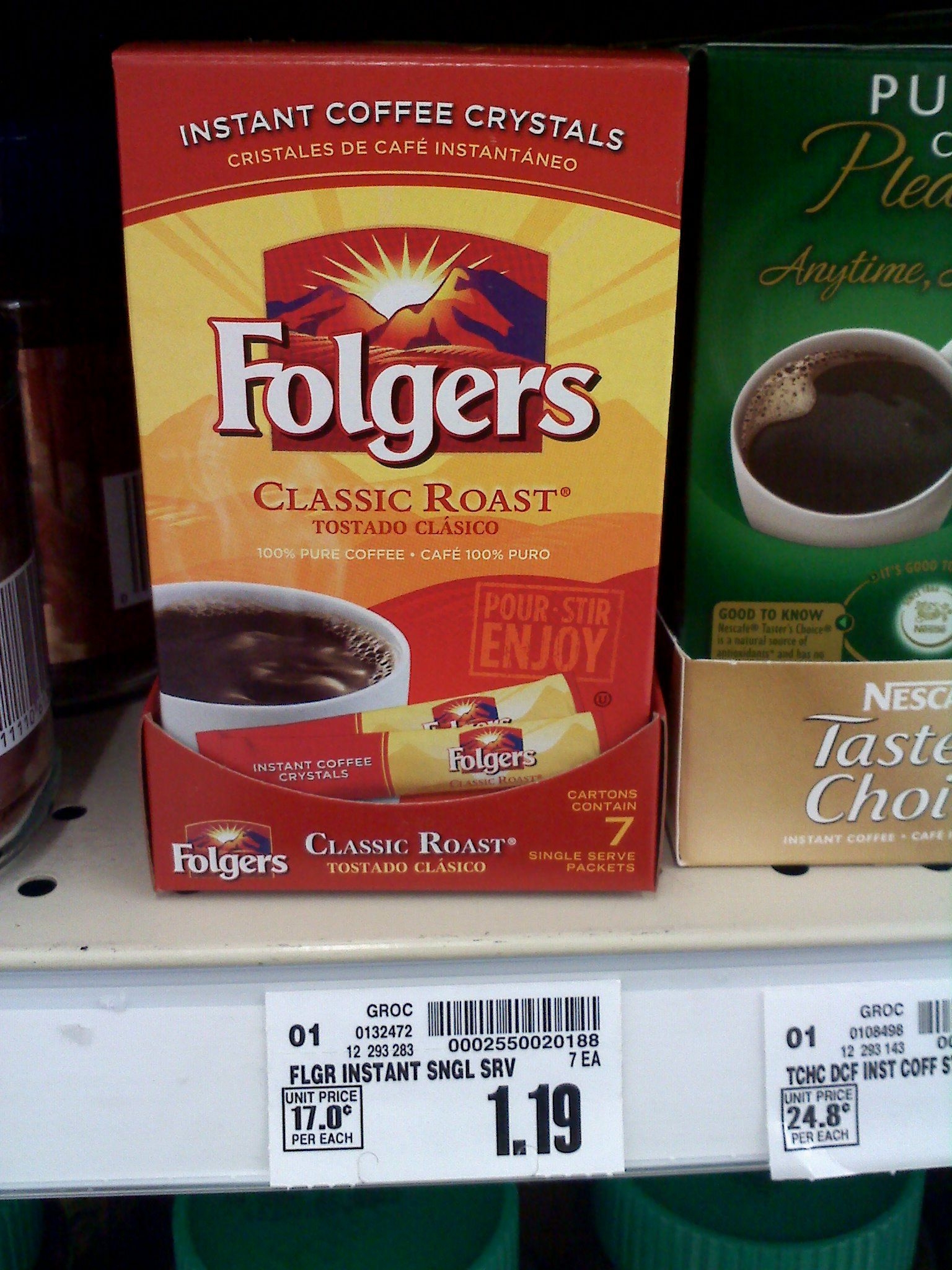 Folgers Instant Coffee Stick Packs For ONLY 0 19 At Kroger Kroger Krazy