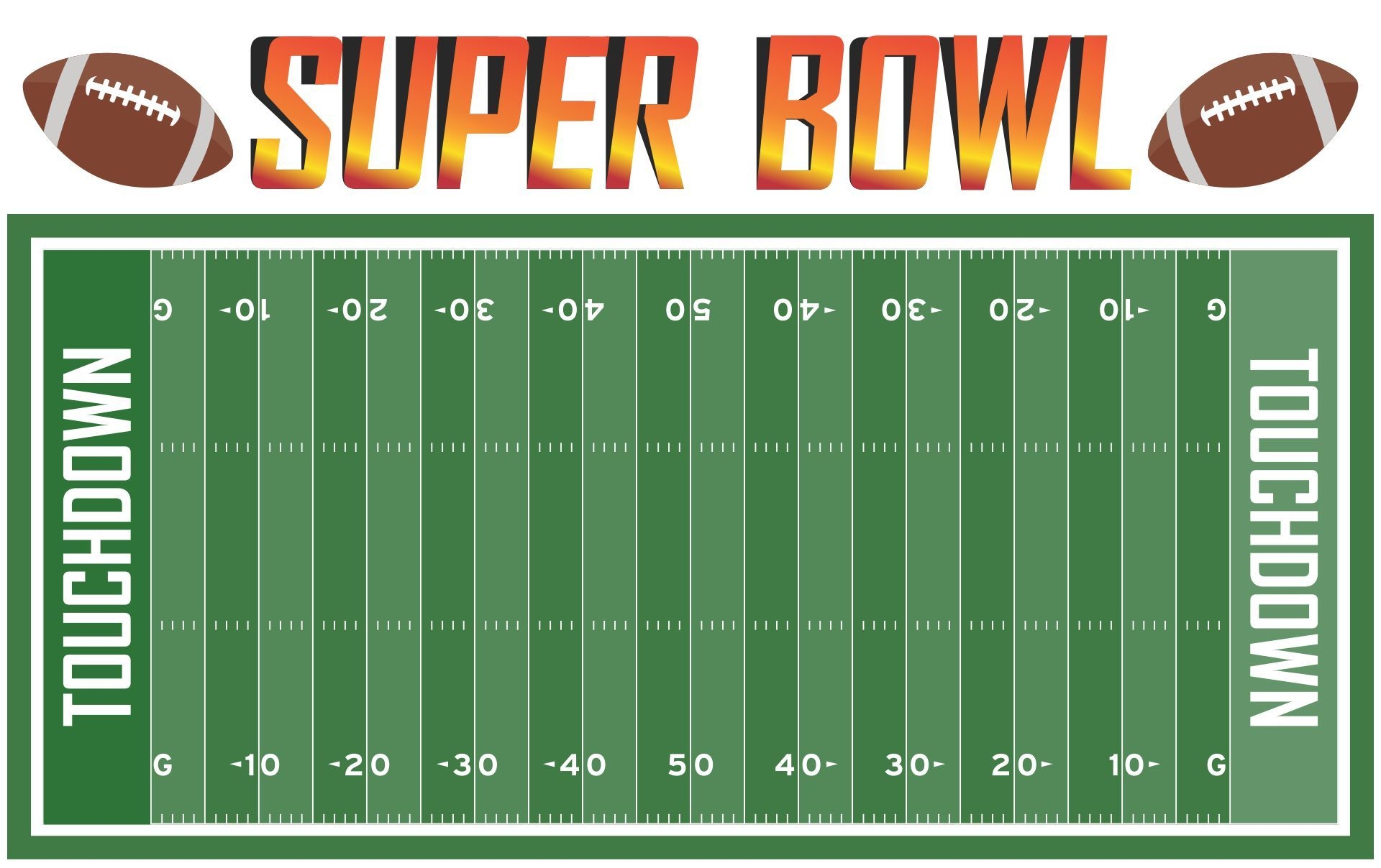 Football Field 10 Free PDF Printables Printablee
