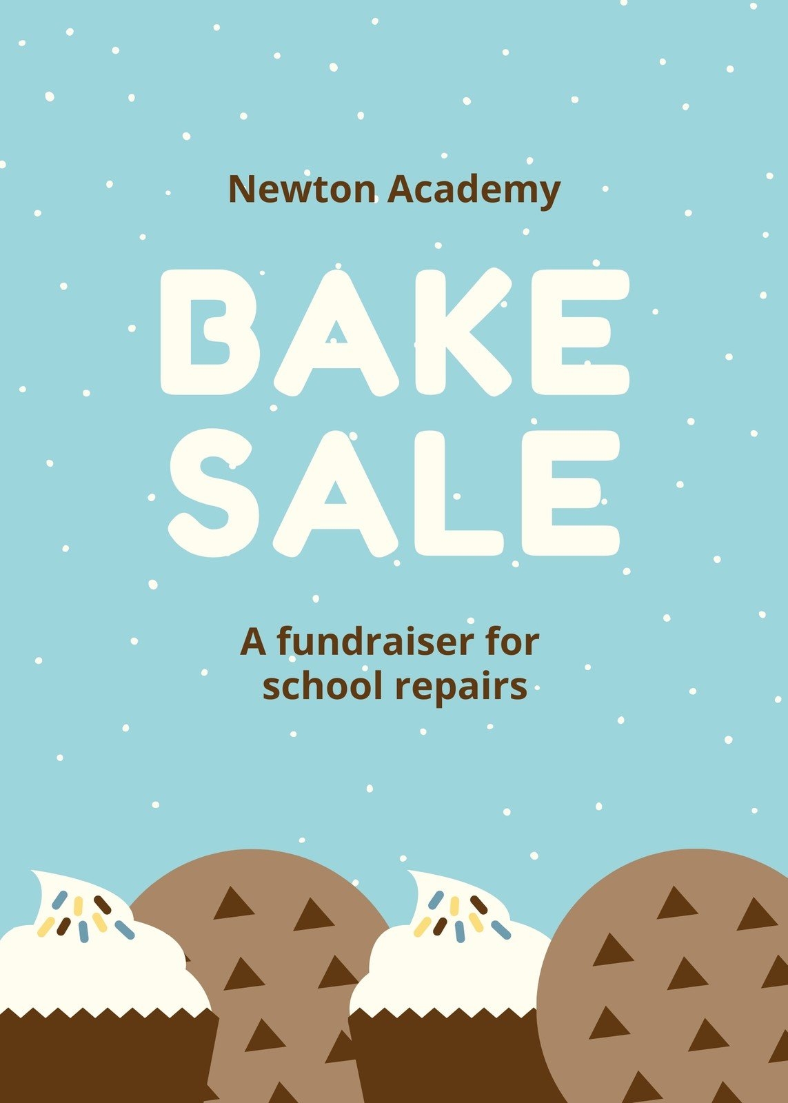 Free And Customizable Bake Sale Templates