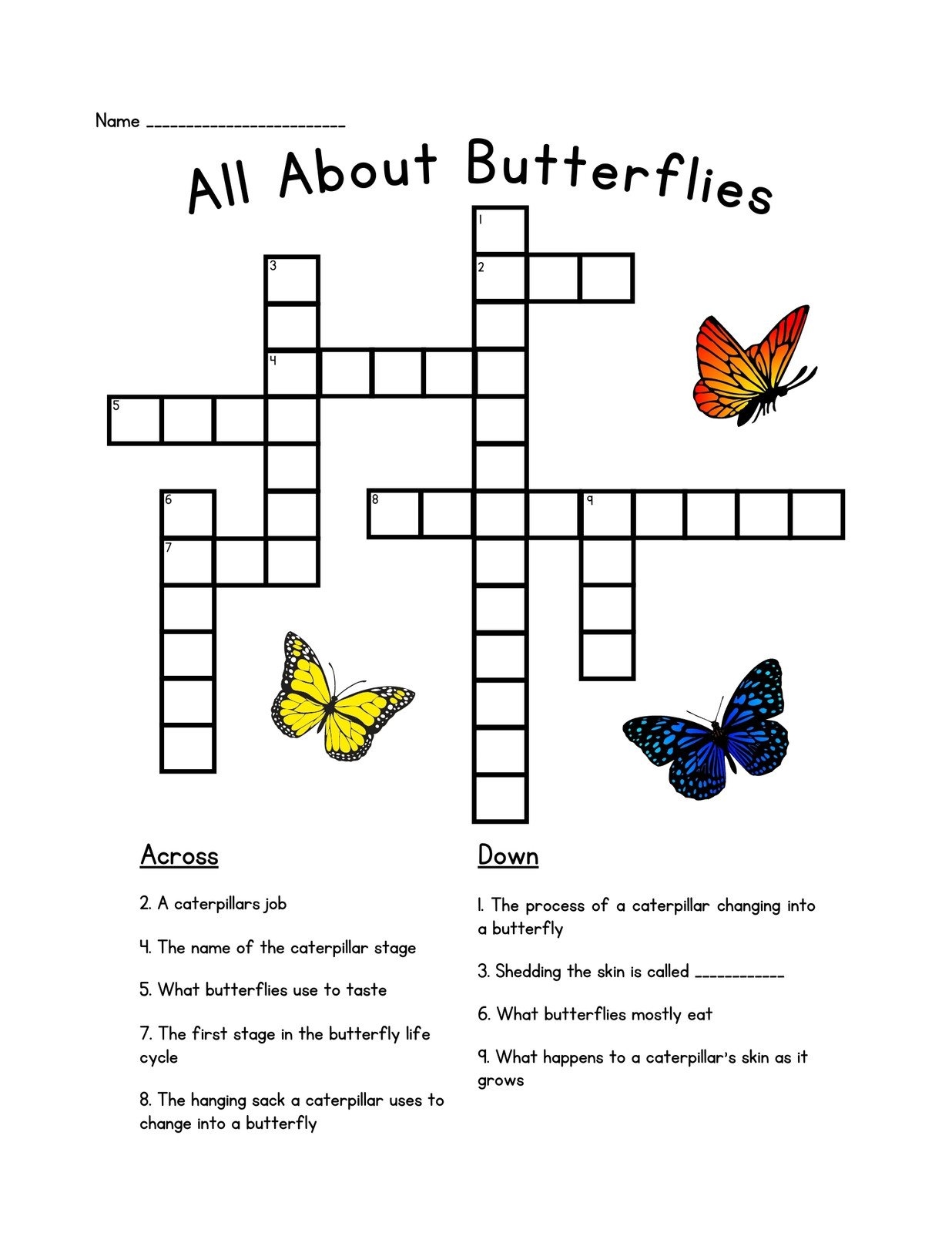 Free And Customizable Crossword Puzzle Templates