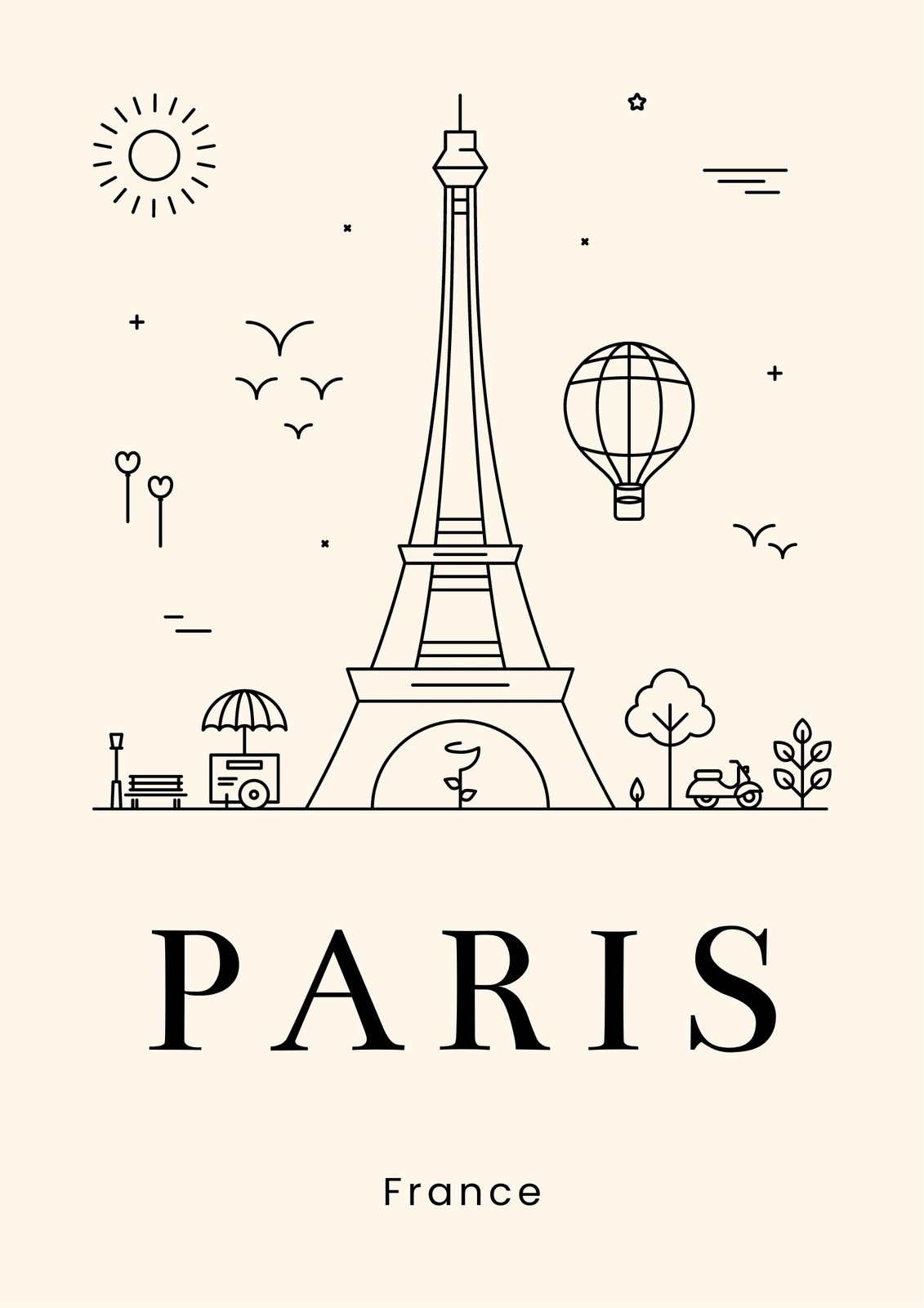 Free Printable Eiffel Tower Invitations