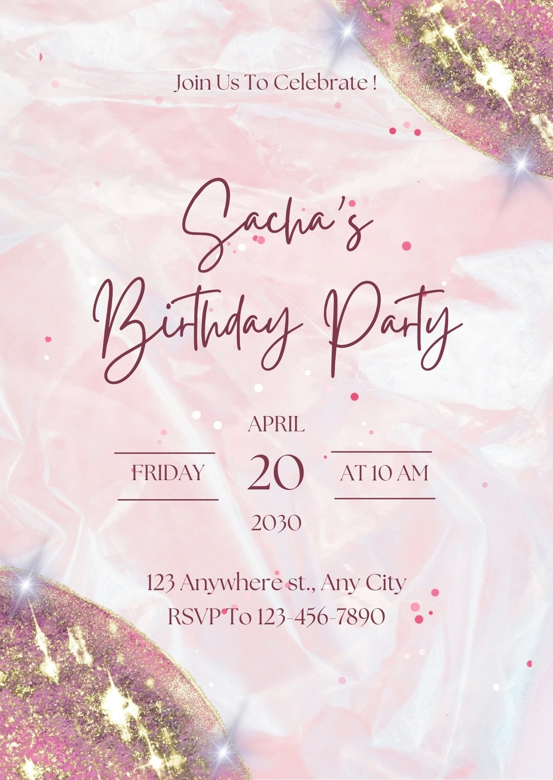 Free And Printable Birthday Invitation Templates Canva