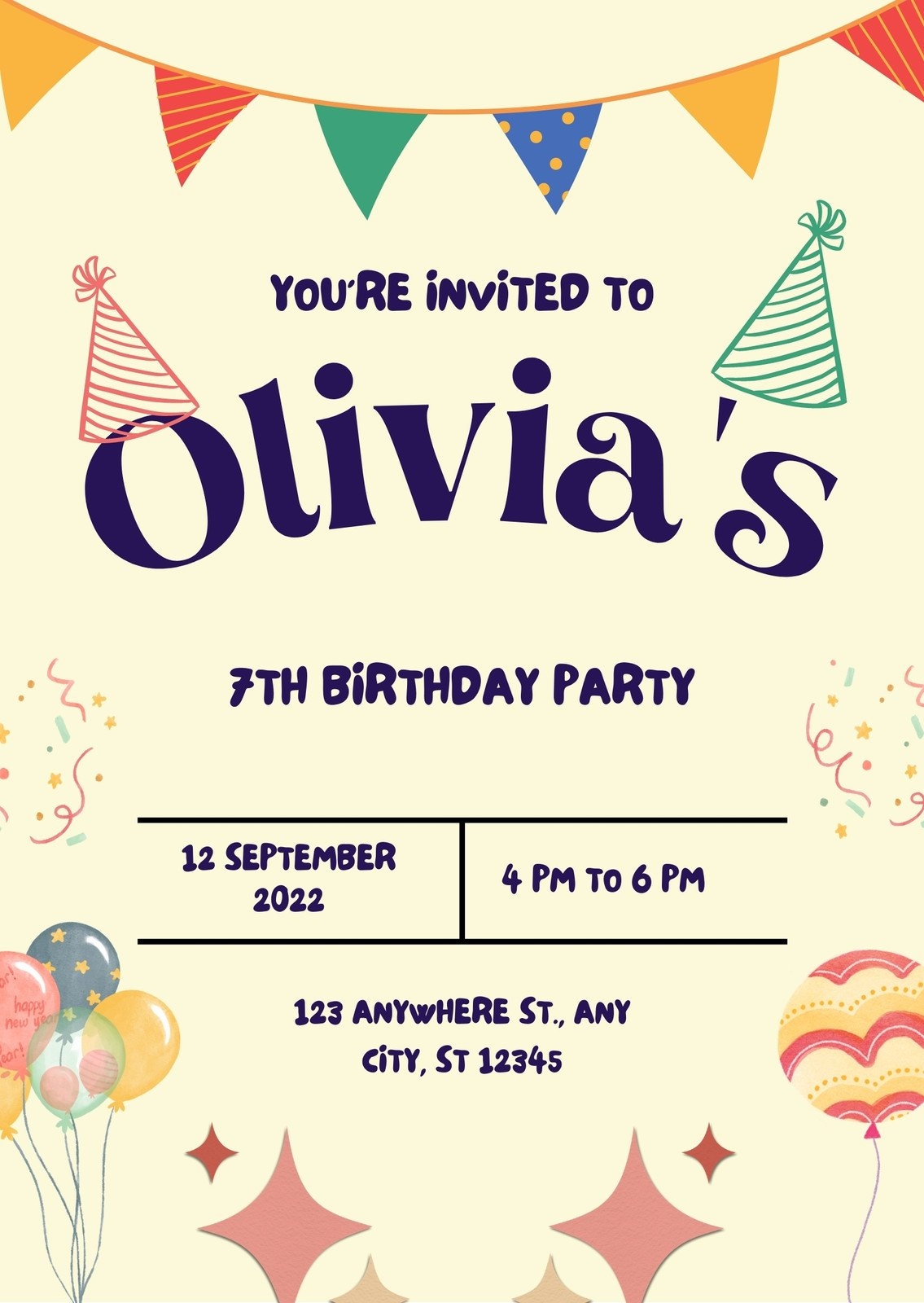 Free And Printable Birthday Invitation Templates Canva