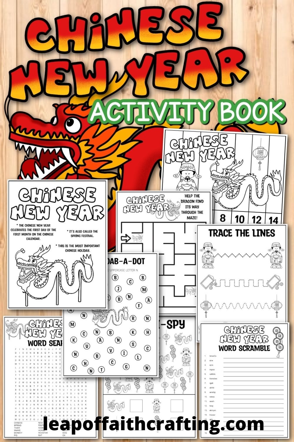 FREE Chinese New Year Worksheets Printable PDF 2024 Leap Of Faith Crafting
