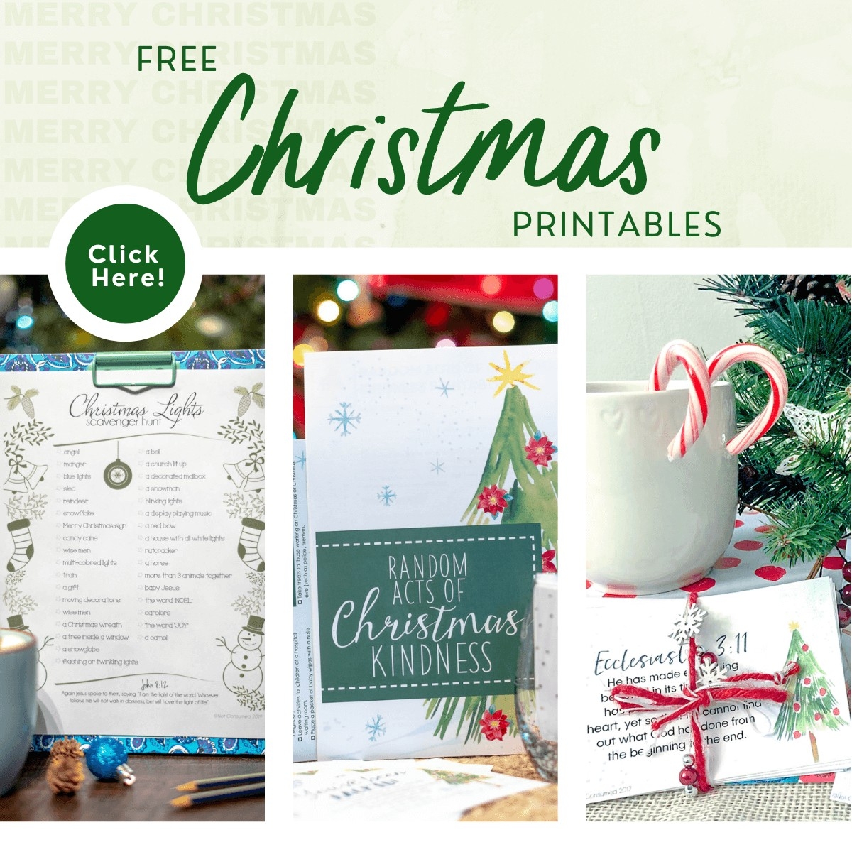 Free Christmas Printables For Church