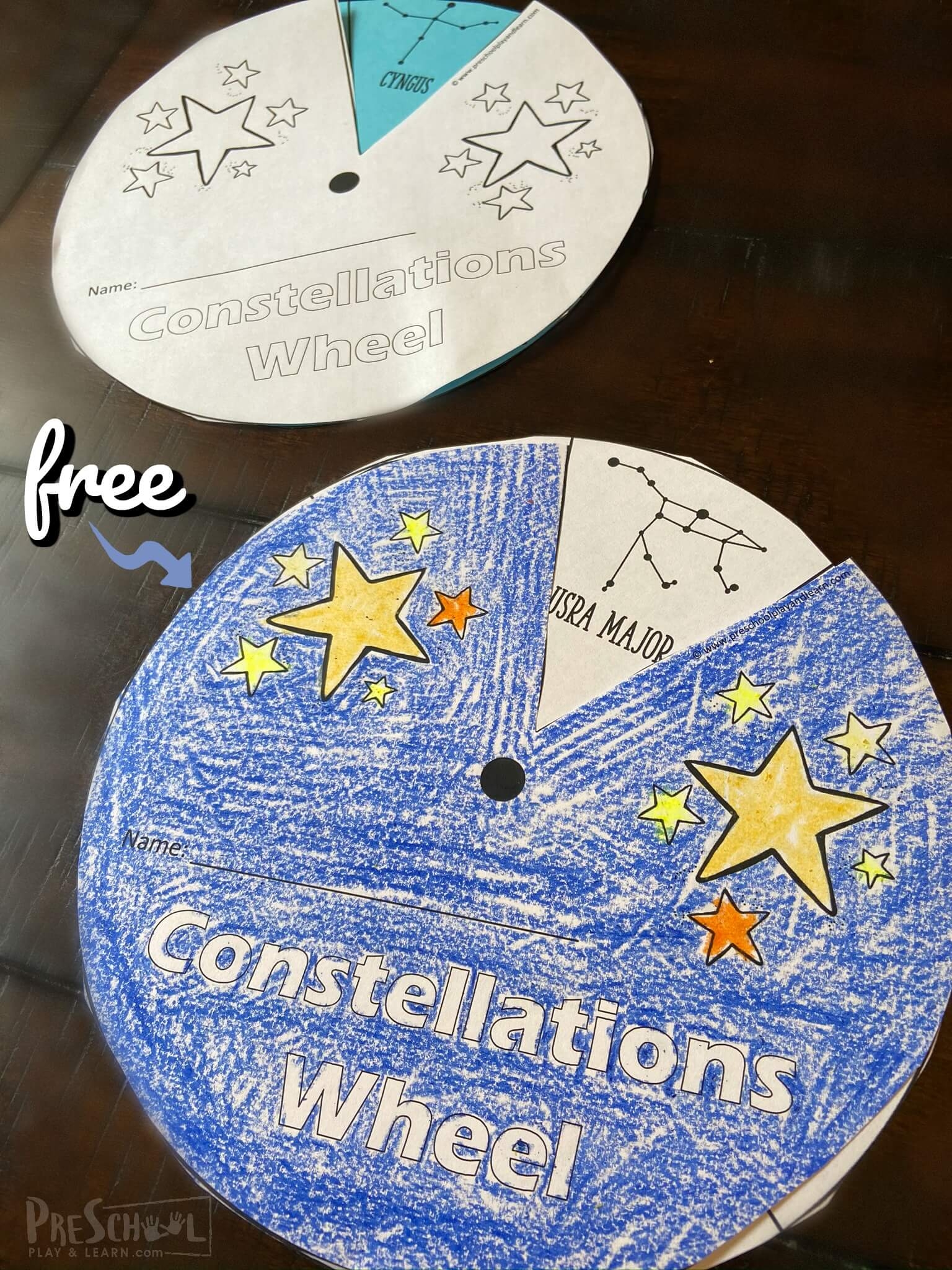 Free Printable Constellation Cards
