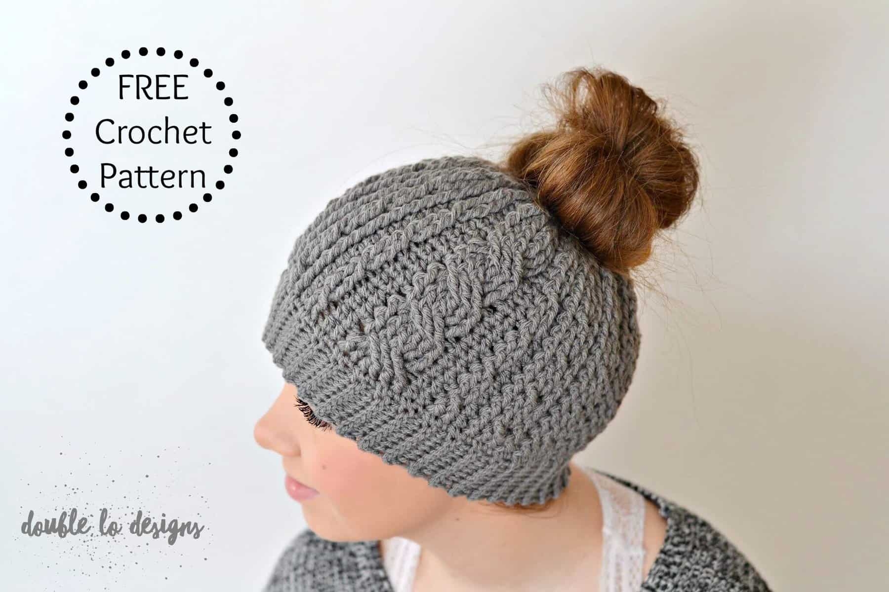Free Printable Crochet Bun Cover