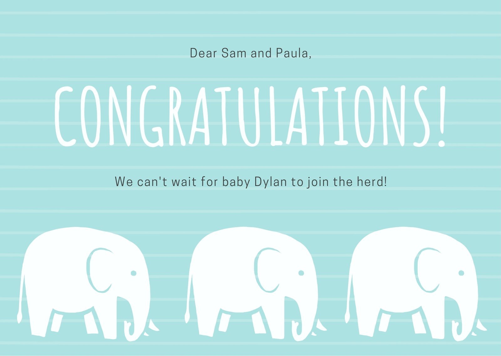 Free Custom Printable Baby Shower Card Templates Canva