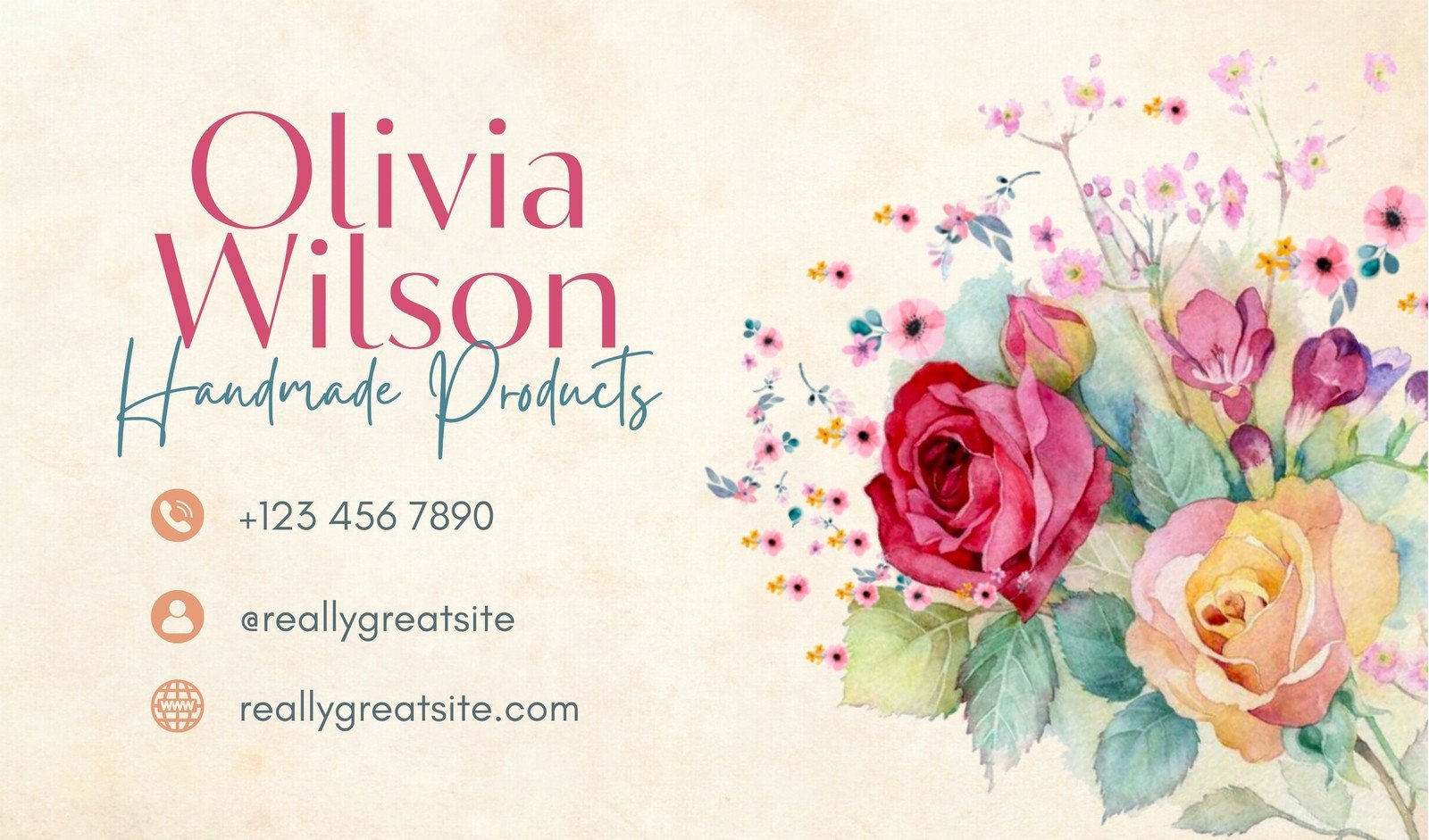 Free Custom Printable Florist Business Cards Canva