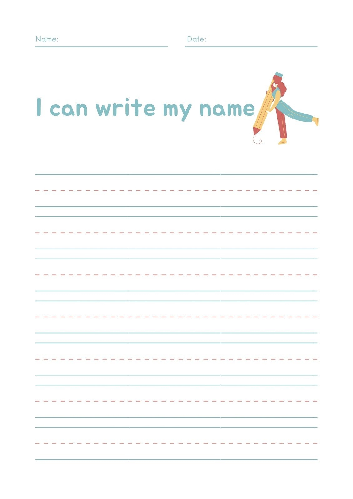 Free Printable Animal Handwriting Worksheets