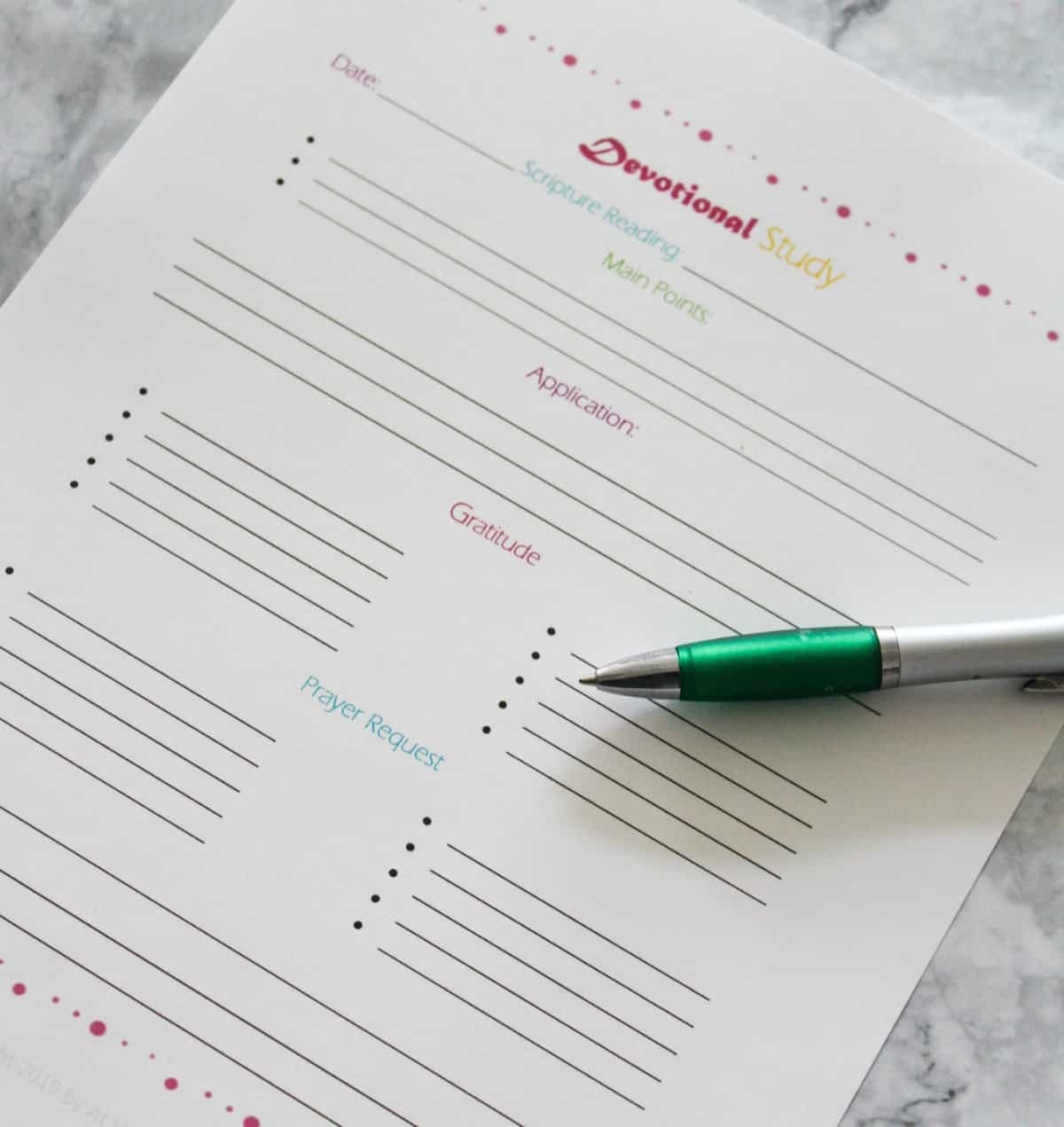 Free Printable Daily Bible Devotions