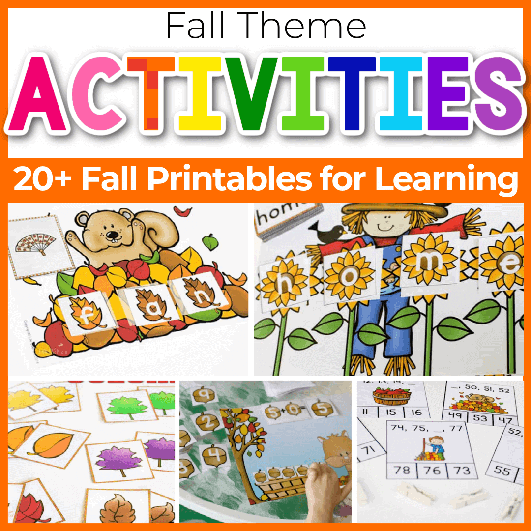 Free Fall Printables For Learning Life Over C s