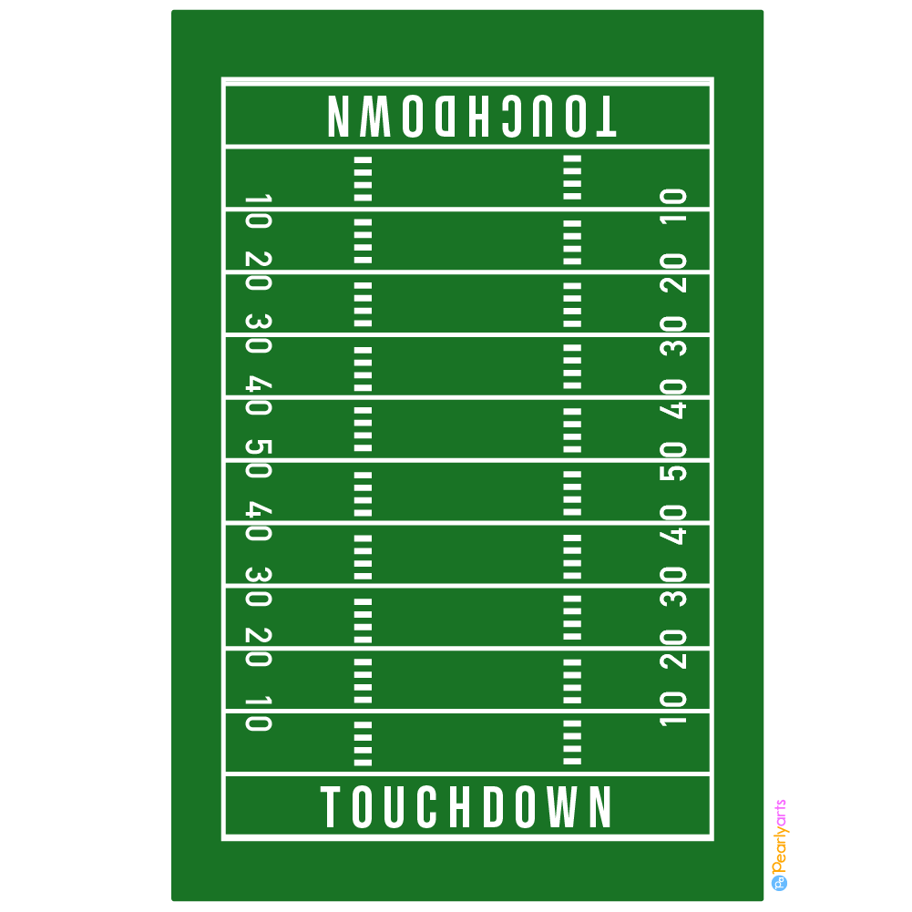 FREE Football Field Clipart Royalty free Pearly Arts