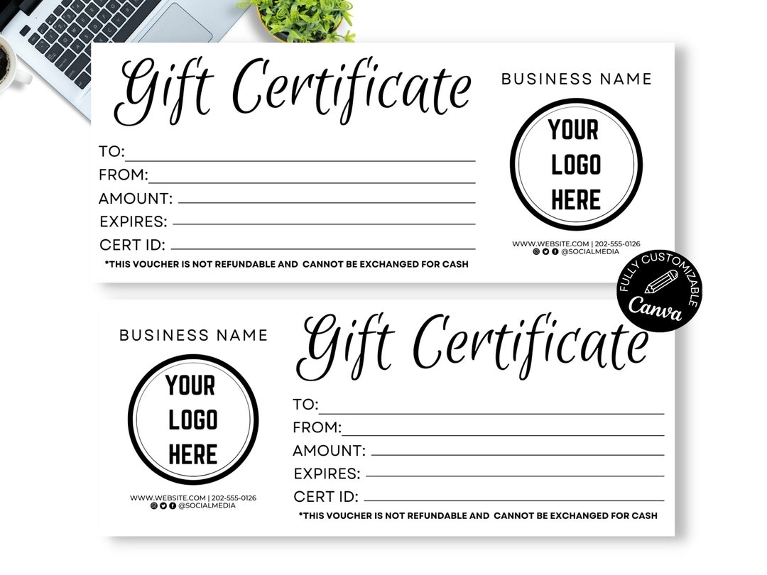 Printable Gift Certificates Free