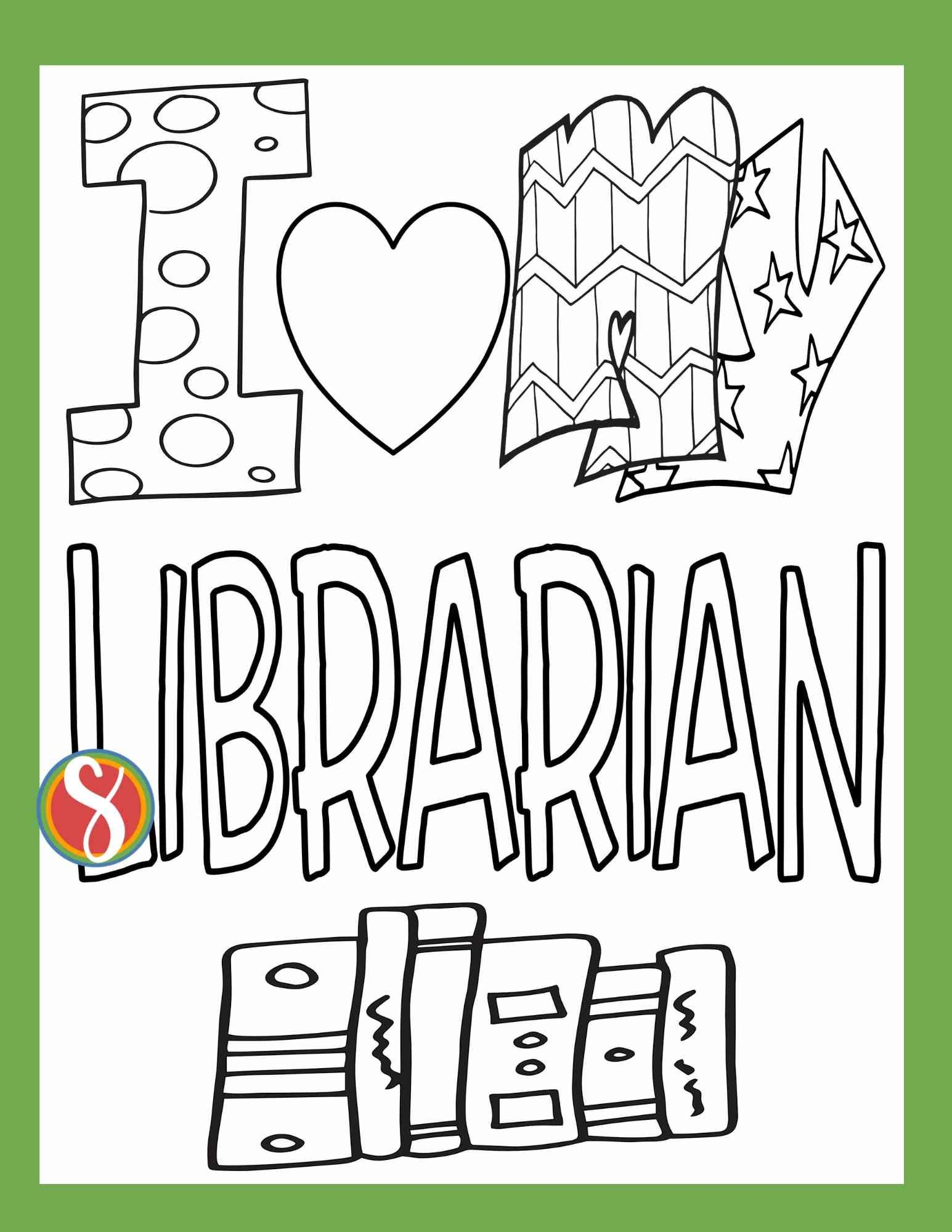 Free Library Coloring Pages Stevie Doodles