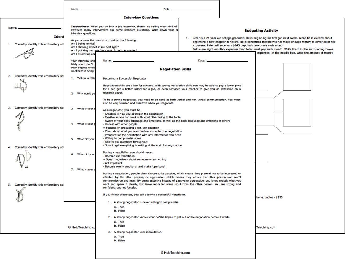 Free Printable Customer Service Worksheets