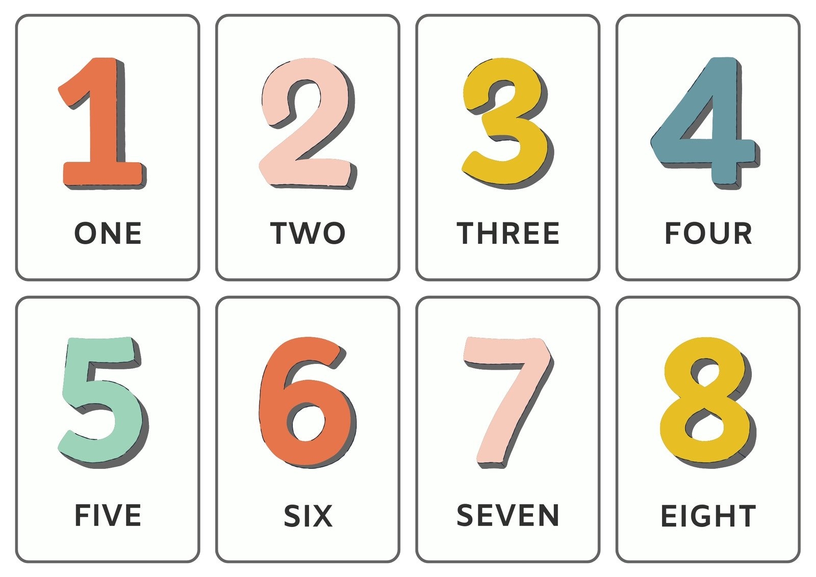 Free Math Flashcard Templates To Edit And Print Canva