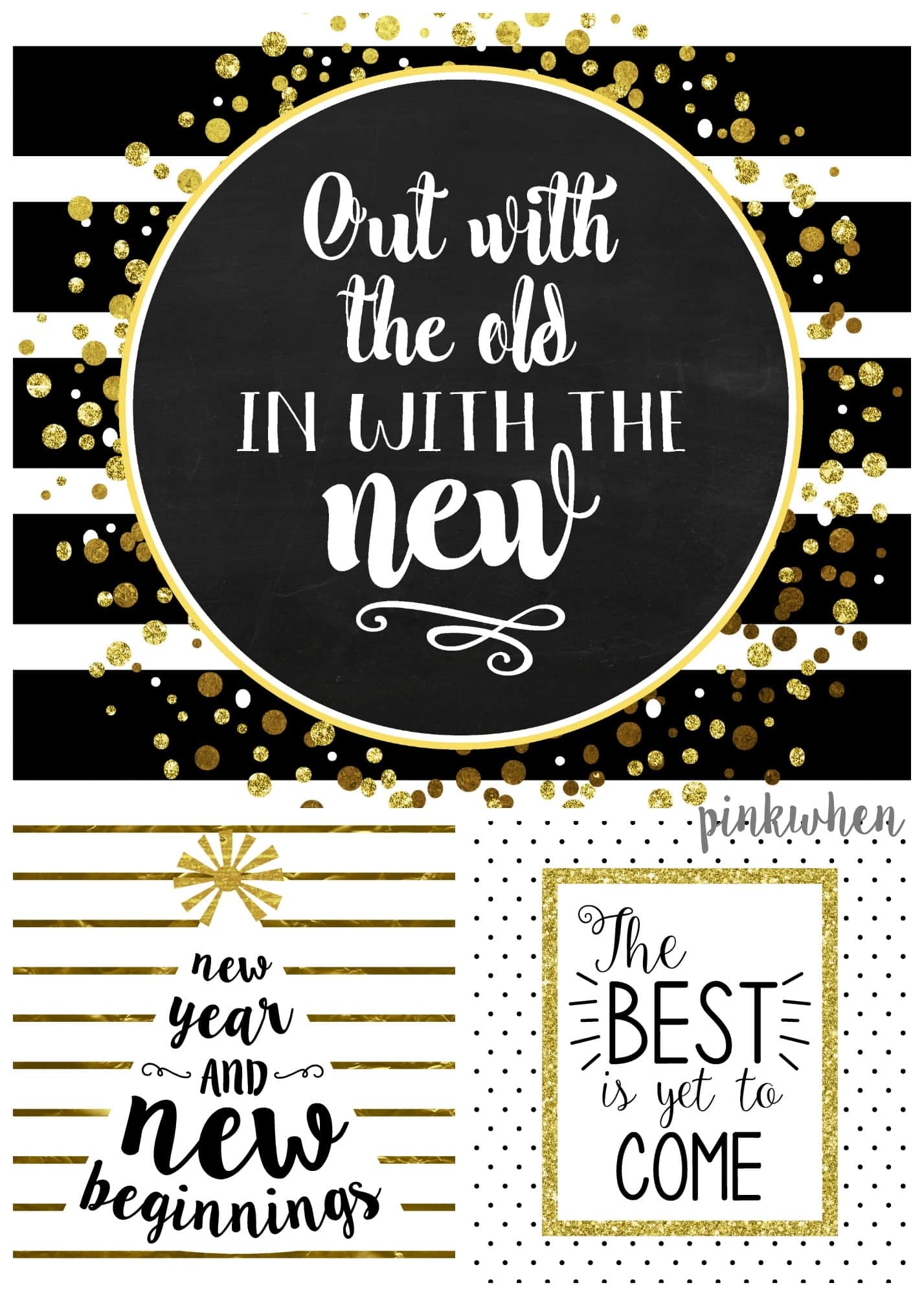 FREE New Years Printables Pack PinkWhen