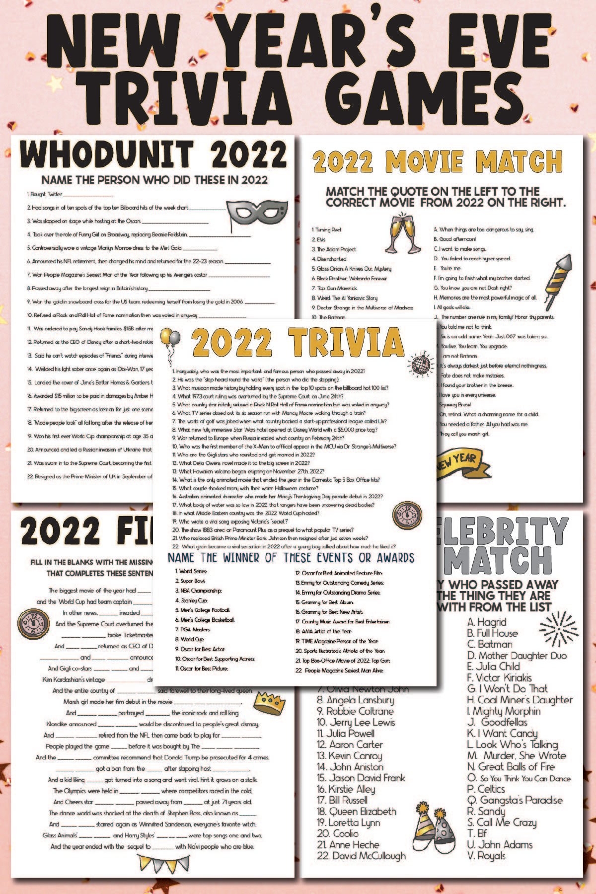 Free Printable 2024 New Year s Trivia Games Play Party Plan