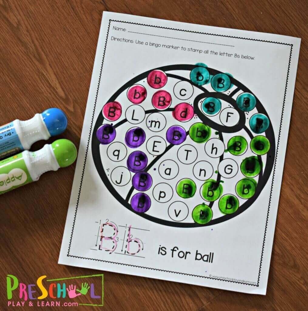 FREE Printable Alphabet Letter Recognition Worksheets Pdf A To Z