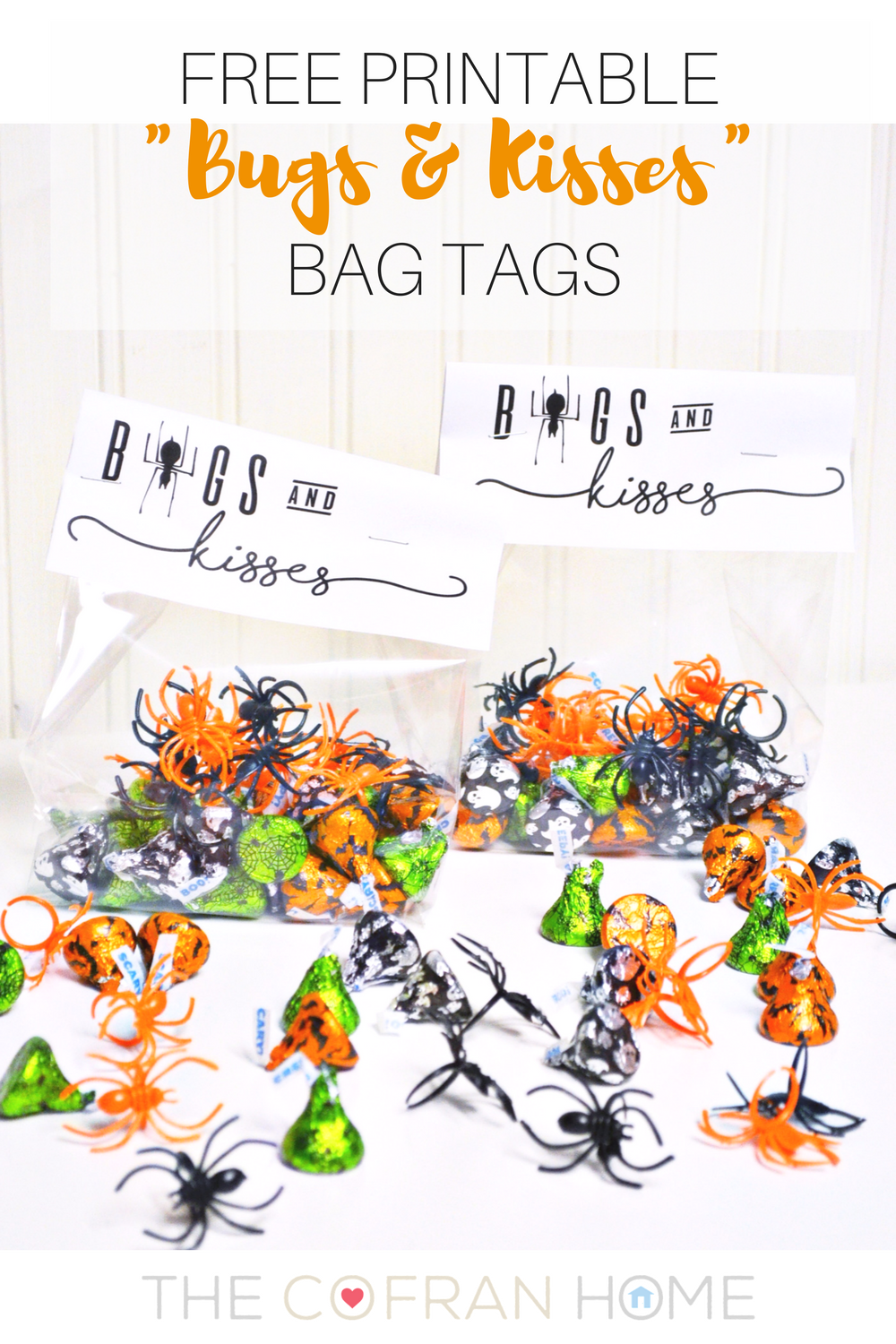 Free Printable Bugs Kisses Bag Tags The Cofran Home