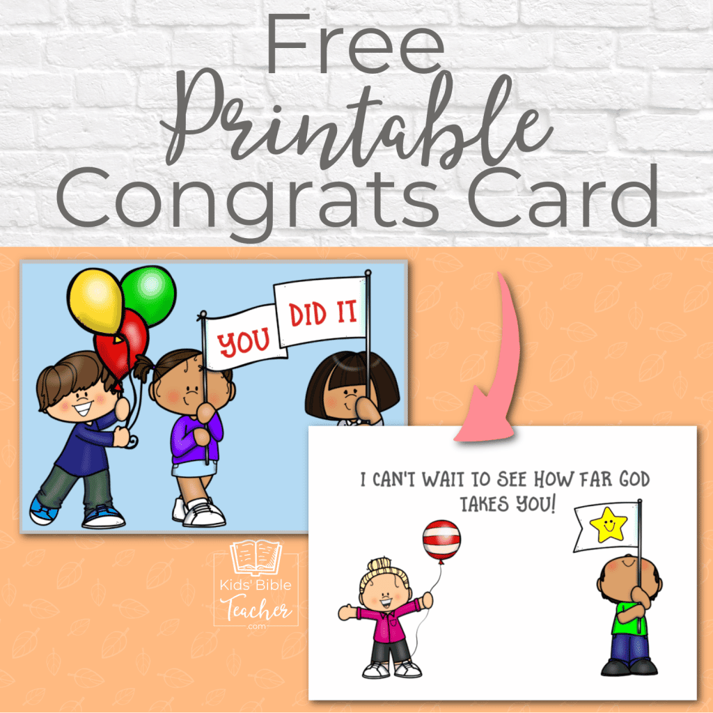 Free Printable Congrats Cards